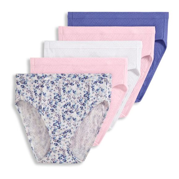 Jockey Other - Jockey Women's Panties Sz 10 Elance Breathe Cotton French Cut Silver A516106